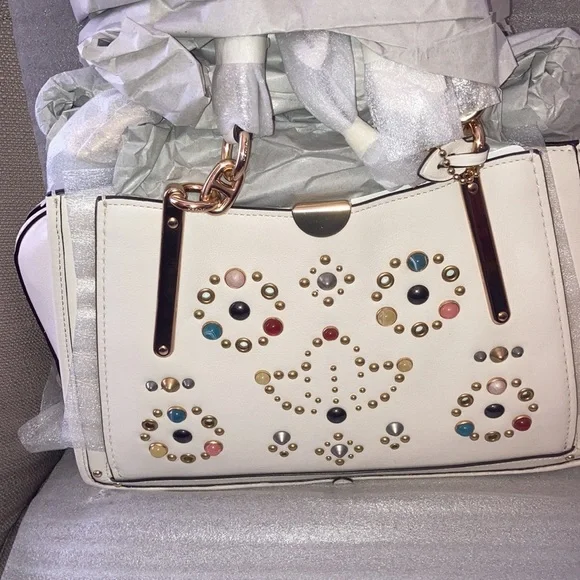 Coach Dreamer w Rivets & Multicolored Cabochons - Picture 3 of 8